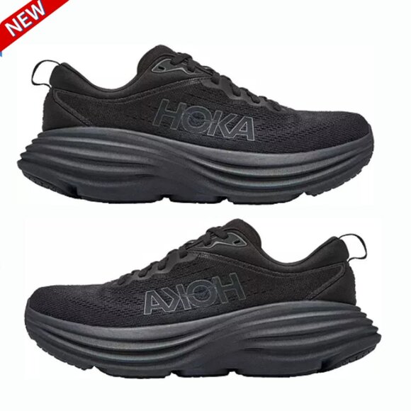 Hoka Shoes - NWT HOKA Women's Bondi 8 Running Shoes, Black